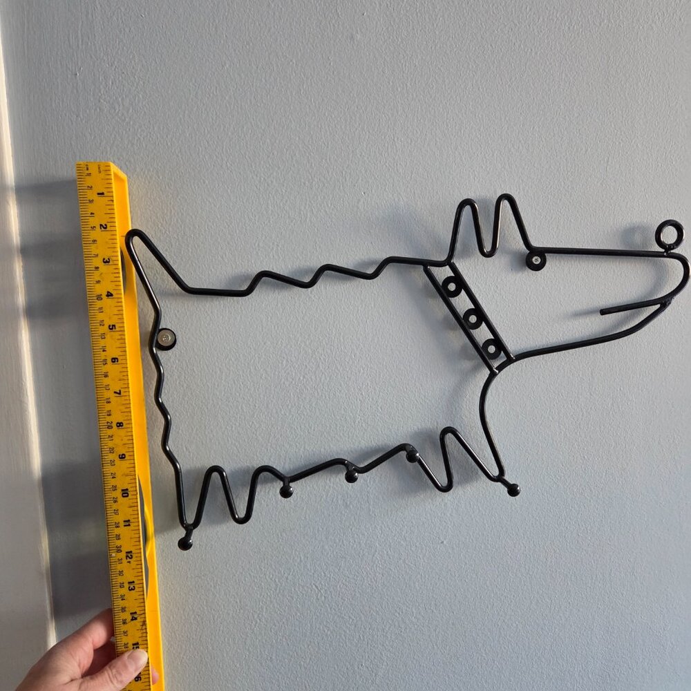 Ikea frän black dog hook / coat rack by ehlén johansson - 90s - Picture 3 of 4